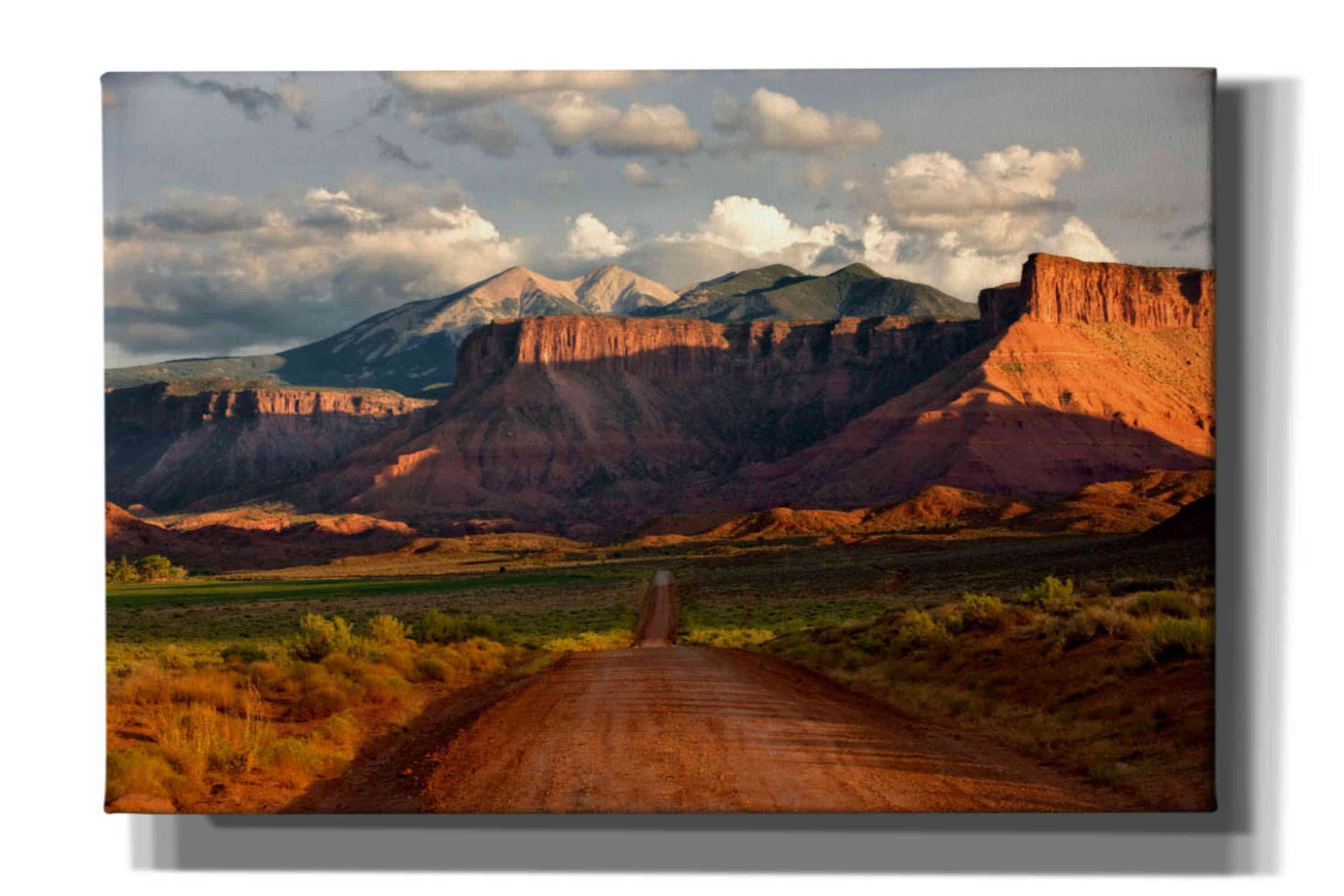 'Rt 128 Vastle Valley' by Mike Jones, Giclee Canvas Wall Art