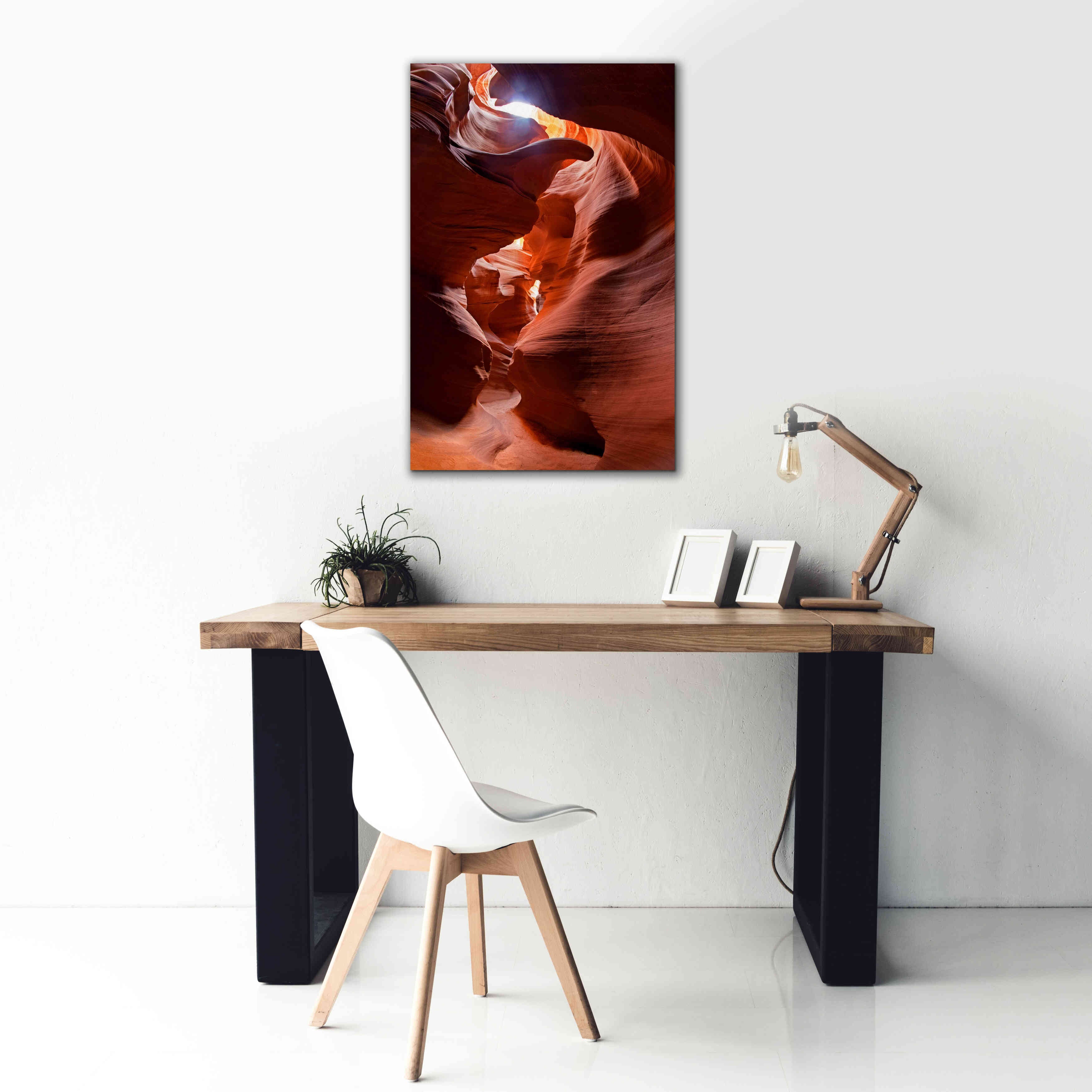 'Secret Canyon Fisheye' by Mike Jones, Giclee Canvas Wall Art,26 x 40