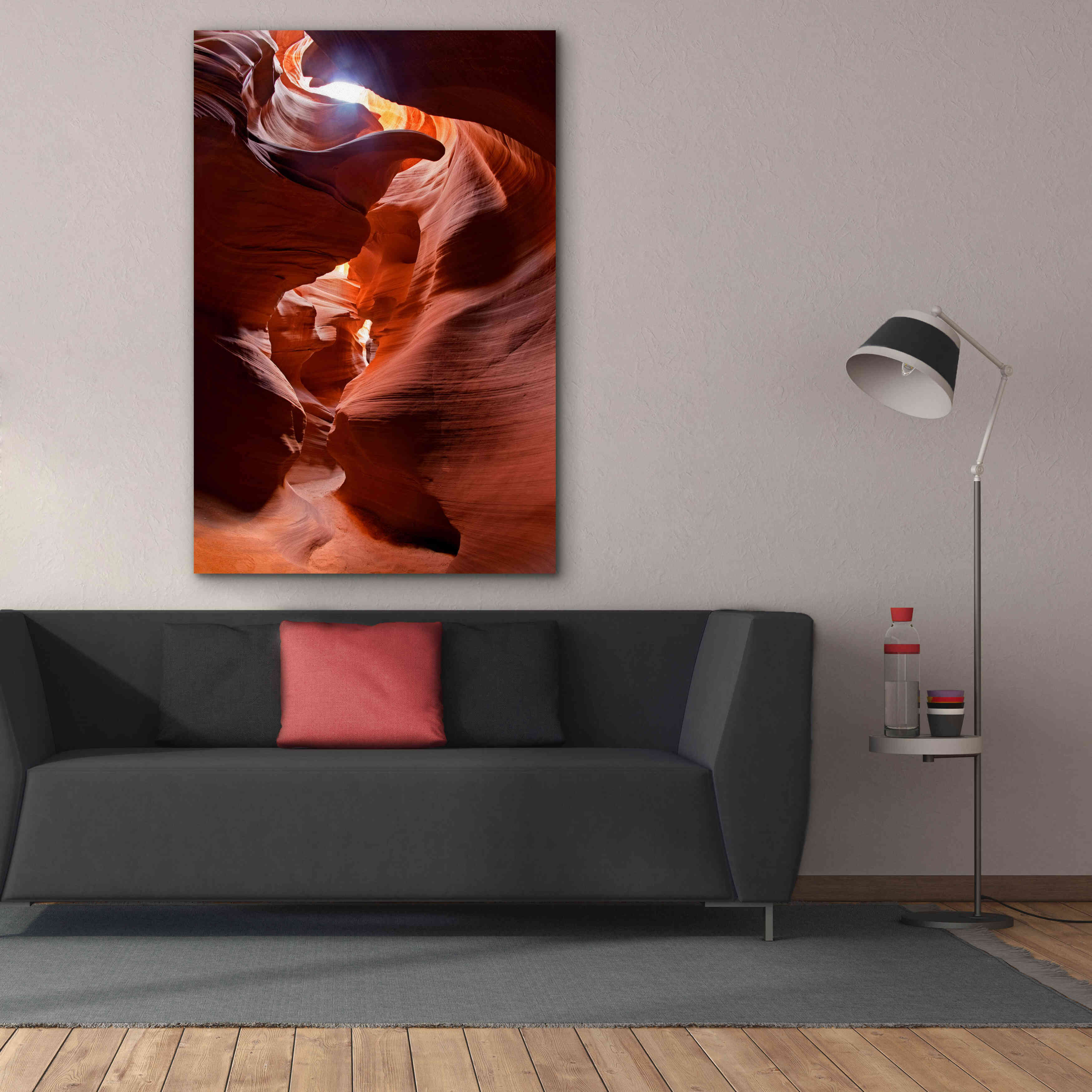 'Secret Canyon Fisheye' by Mike Jones, Giclee Canvas Wall Art,40 x 60