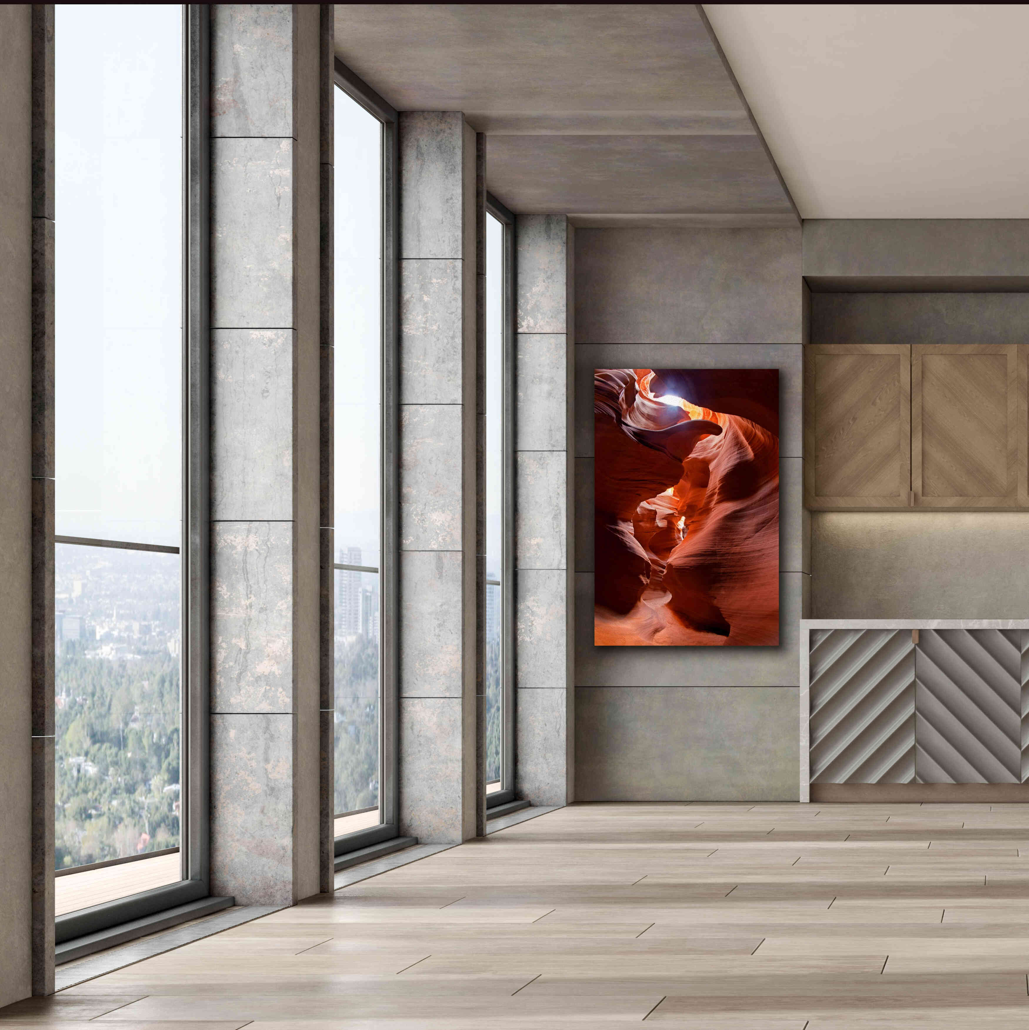 'Secret Canyon Fisheye' by Mike Jones, Giclee Canvas Wall Art,40 x 60