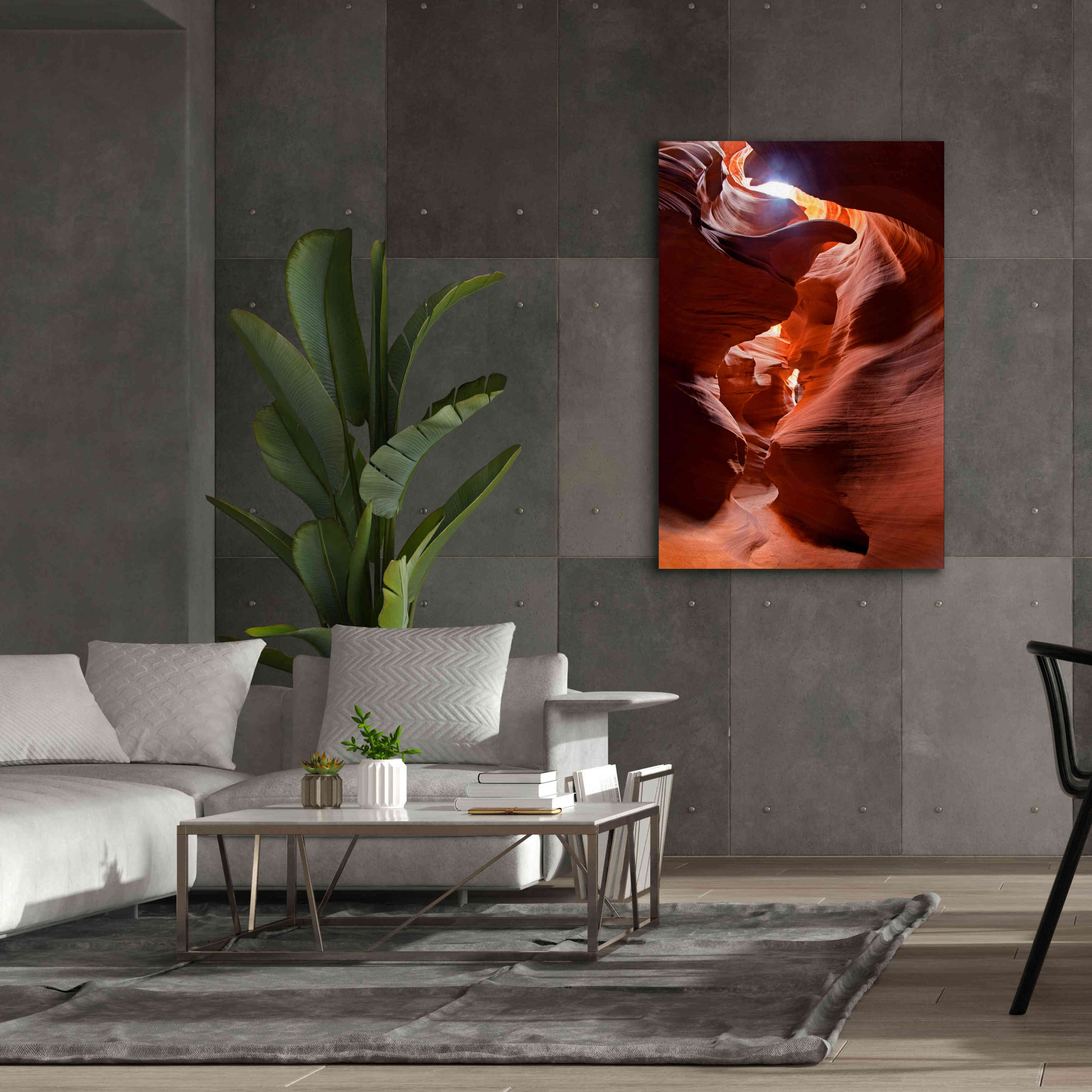 'Secret Canyon Fisheye' by Mike Jones, Giclee Canvas Wall Art,40 x 60