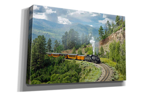 Image of 'The Train, From Bridge' by Mike Jones, Giclee Canvas Wall Art