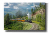'The Train, From Bridge' by Mike Jones, Giclee Canvas Wall Art