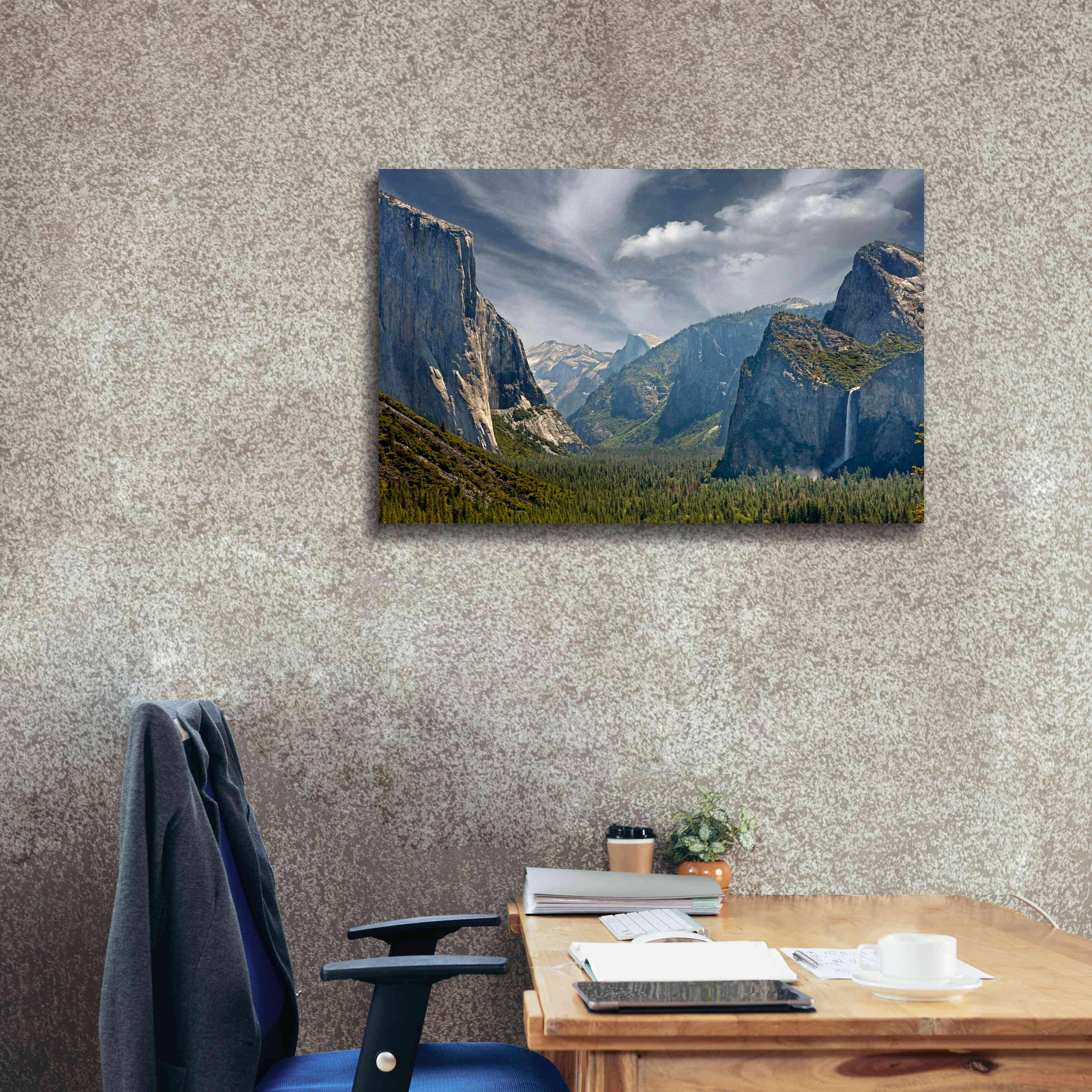 'Tunnel View' by Mike Jones, Giclee Canvas Wall Art,40 x 26