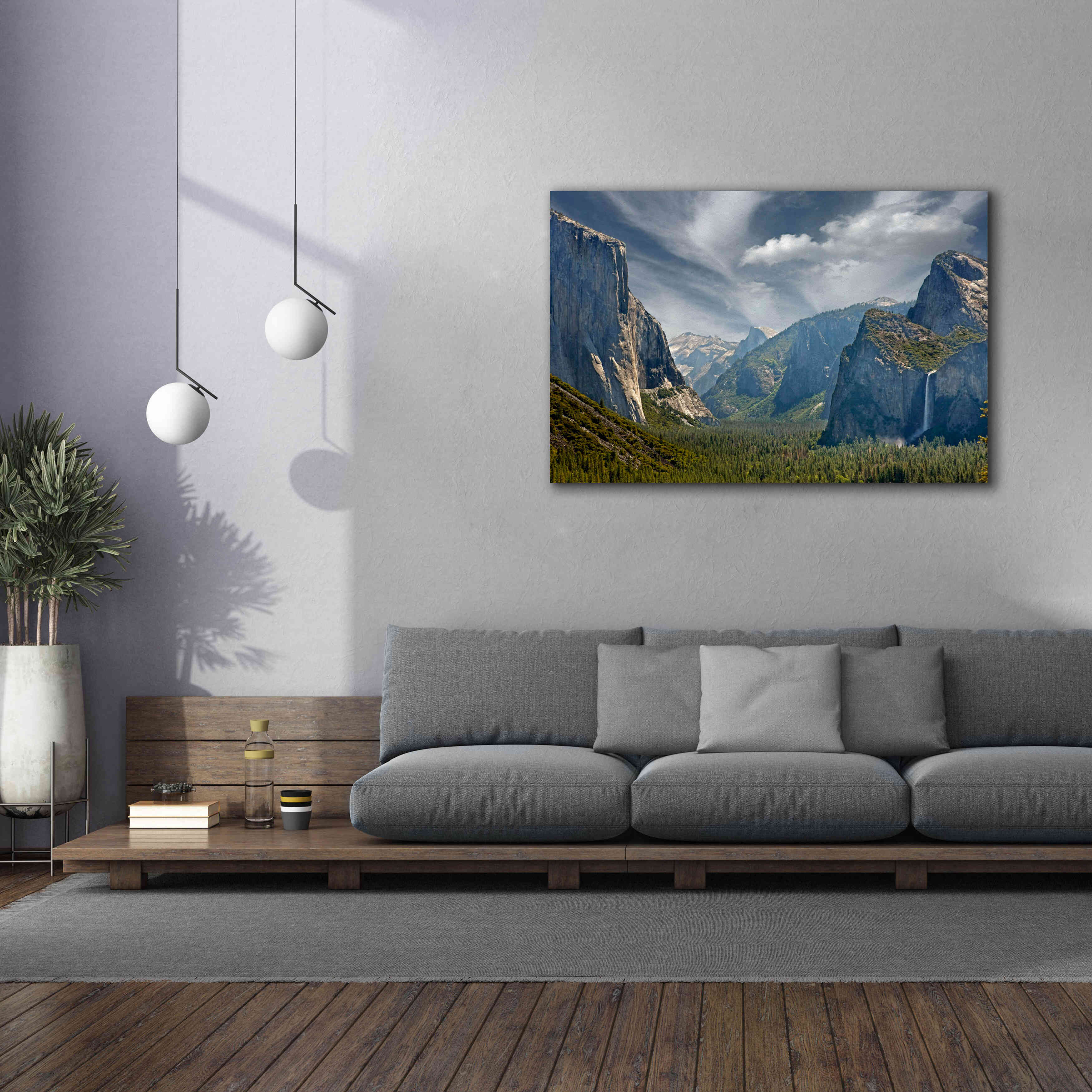 'Tunnel View' by Mike Jones, Giclee Canvas Wall Art,60 x 40