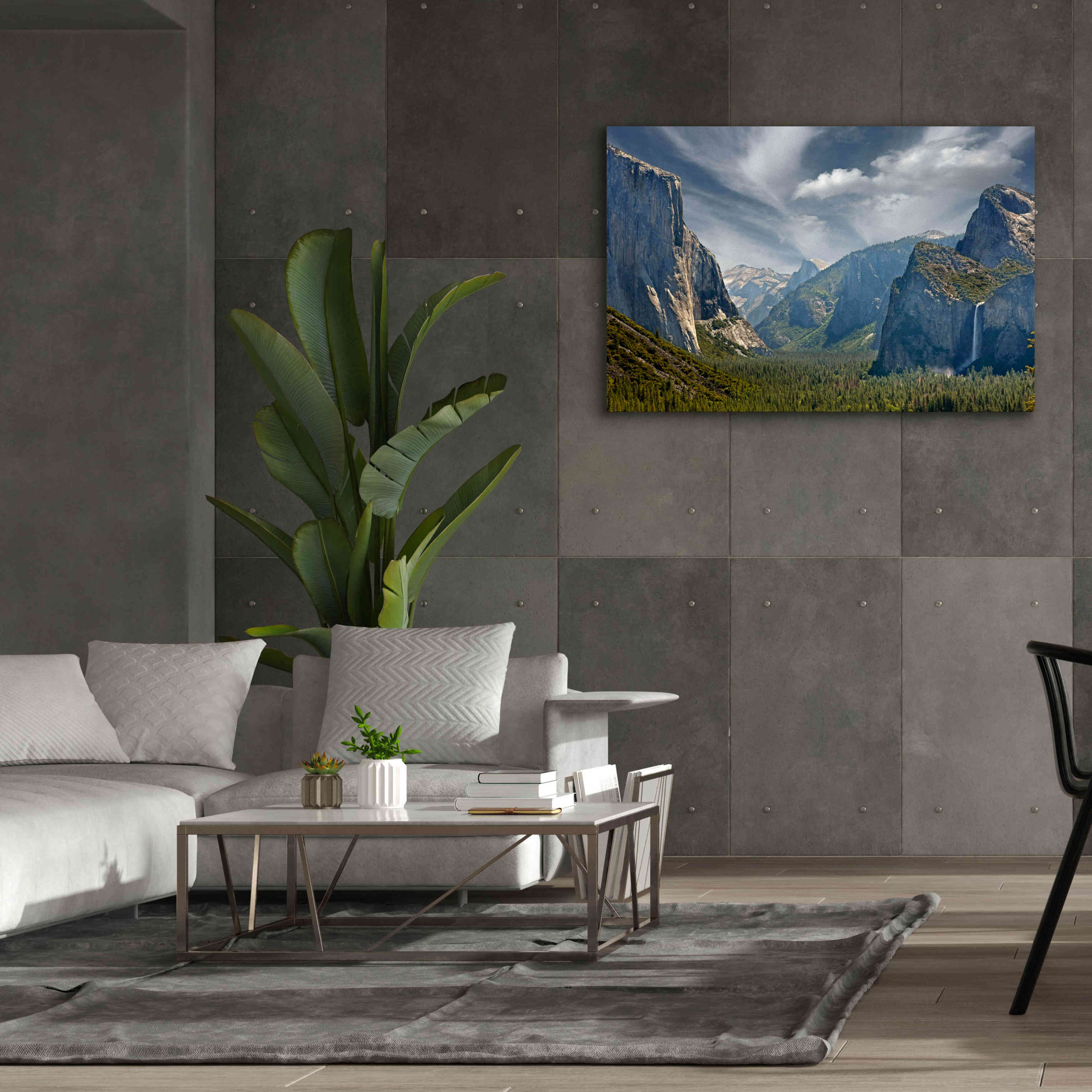 'Tunnel View' by Mike Jones, Giclee Canvas Wall Art,60 x 40