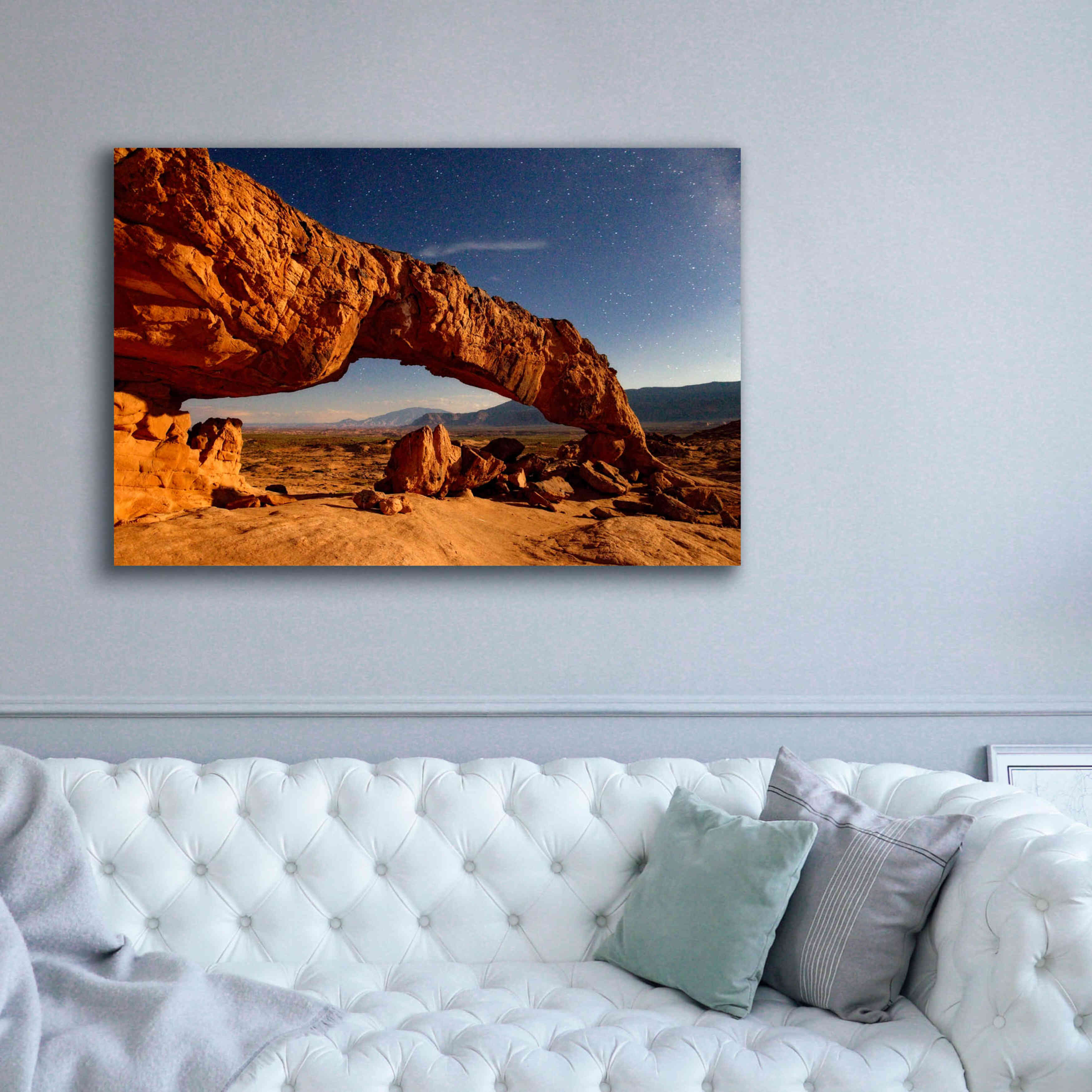 'Utah Sunset Arch' by Mike Jones, Giclee Canvas Wall Art,60 x 40