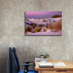 'White Sands Dusk' by Mike Jones, Giclee Canvas Wall Art,40 x 26