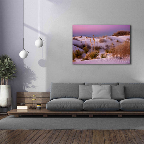 Image of 'White Sands Dusk' by Mike Jones, Giclee Canvas Wall Art,60 x 40