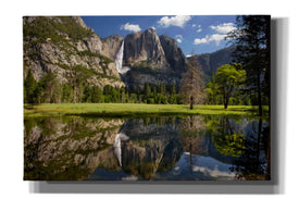 'Yosemite Falls Reflection' by Mike Jones, Giclee Canvas Wall Art