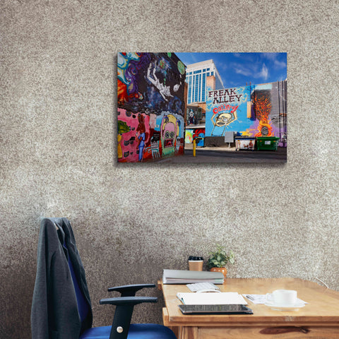 'Boise Freak Alley' by Mike Jones, Giclee Canvas Wall Art,40 x 26