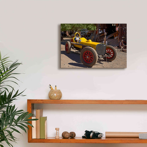 Image of 'Gold King Mine Race Car' by Mike Jones, Giclee Canvas Wall Art,18 x 12