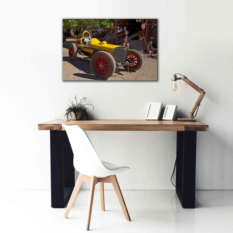 Image of 'Gold King Mine Race Car' by Mike Jones, Giclee Canvas Wall Art,40 x 26