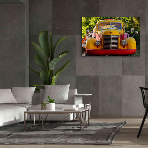 Image of 'Gold King Mine Yellow Truck' by Mike Jones, Giclee Canvas Wall Art,60 x 40