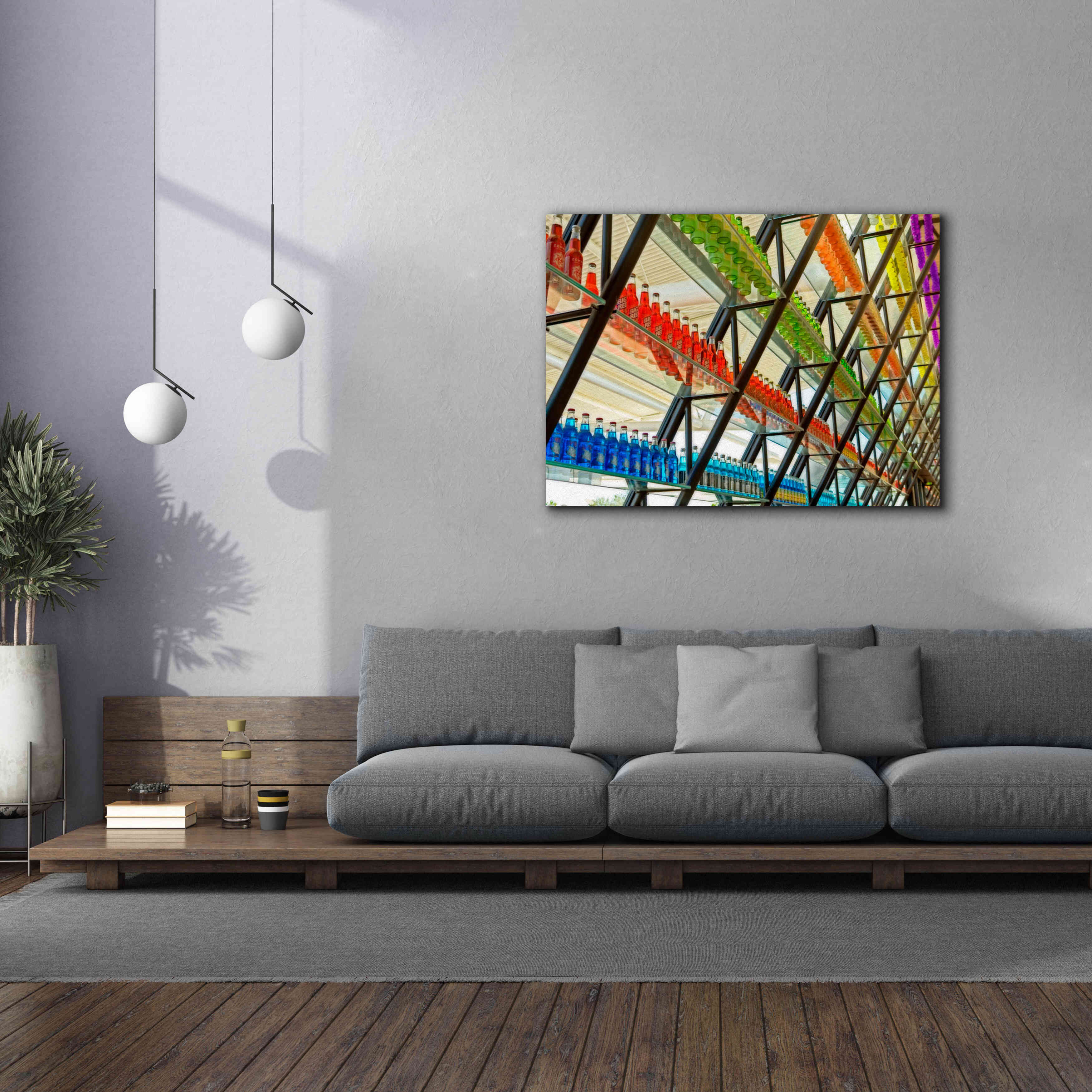 'OKC Pops Rt' by Mike Jones, Giclee Canvas Wall Art,54 x 40