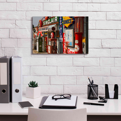 Image of 'Route 66 Cuba Missouri' by Mike Jones, Giclee Canvas Wall Art,18 x 12