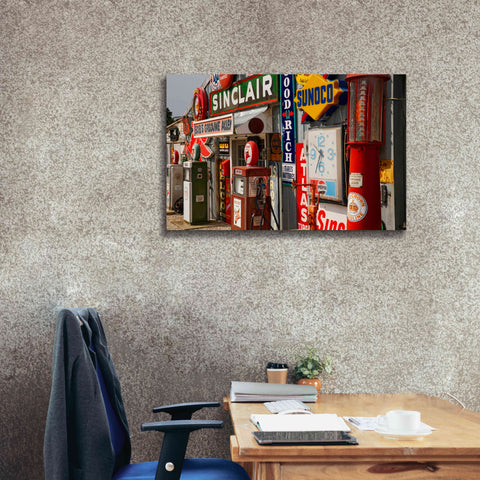 Image of 'Route 66 Cuba Missouri' by Mike Jones, Giclee Canvas Wall Art,40 x 26