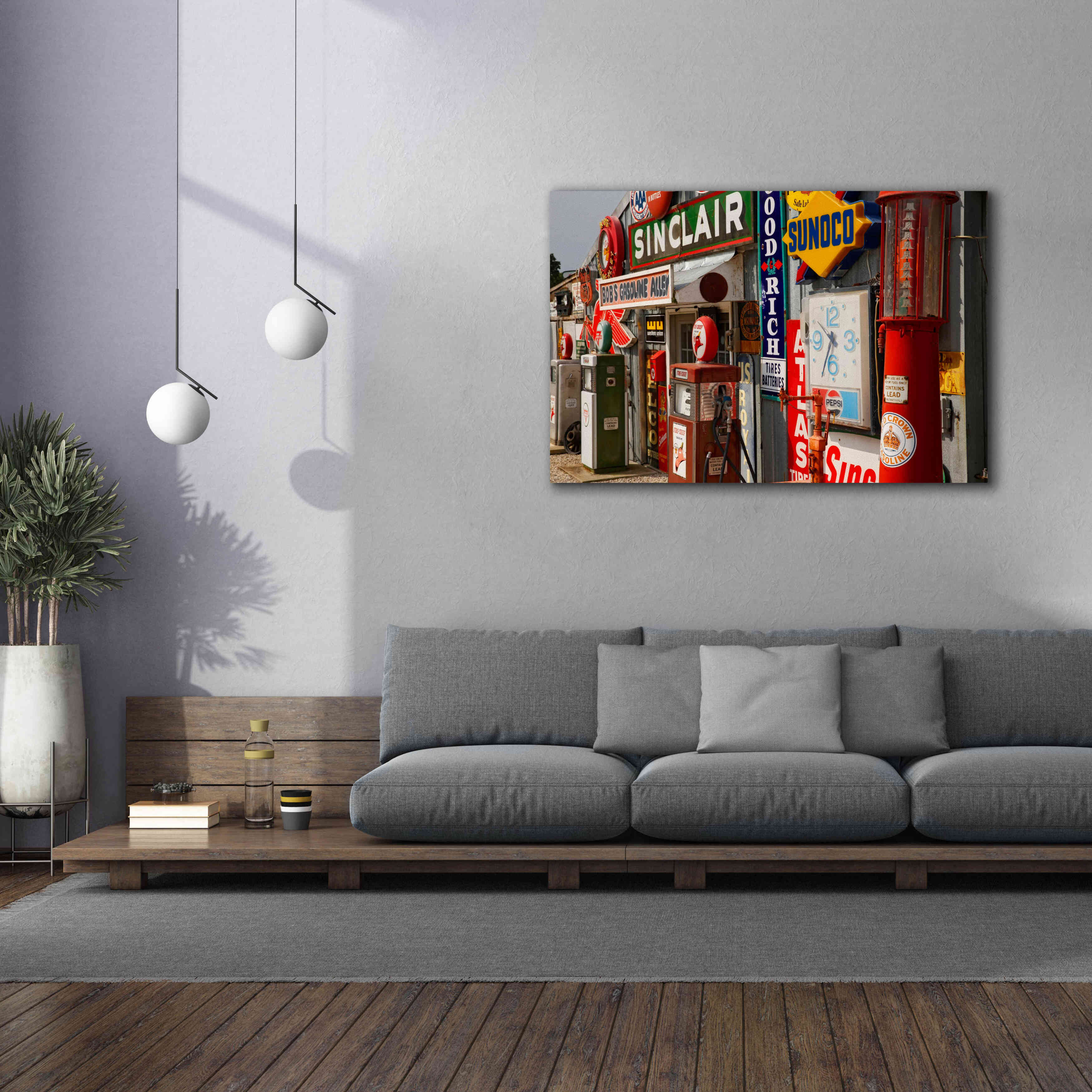 'Route 66 Cuba Missouri' by Mike Jones, Giclee Canvas Wall Art,60 x 40