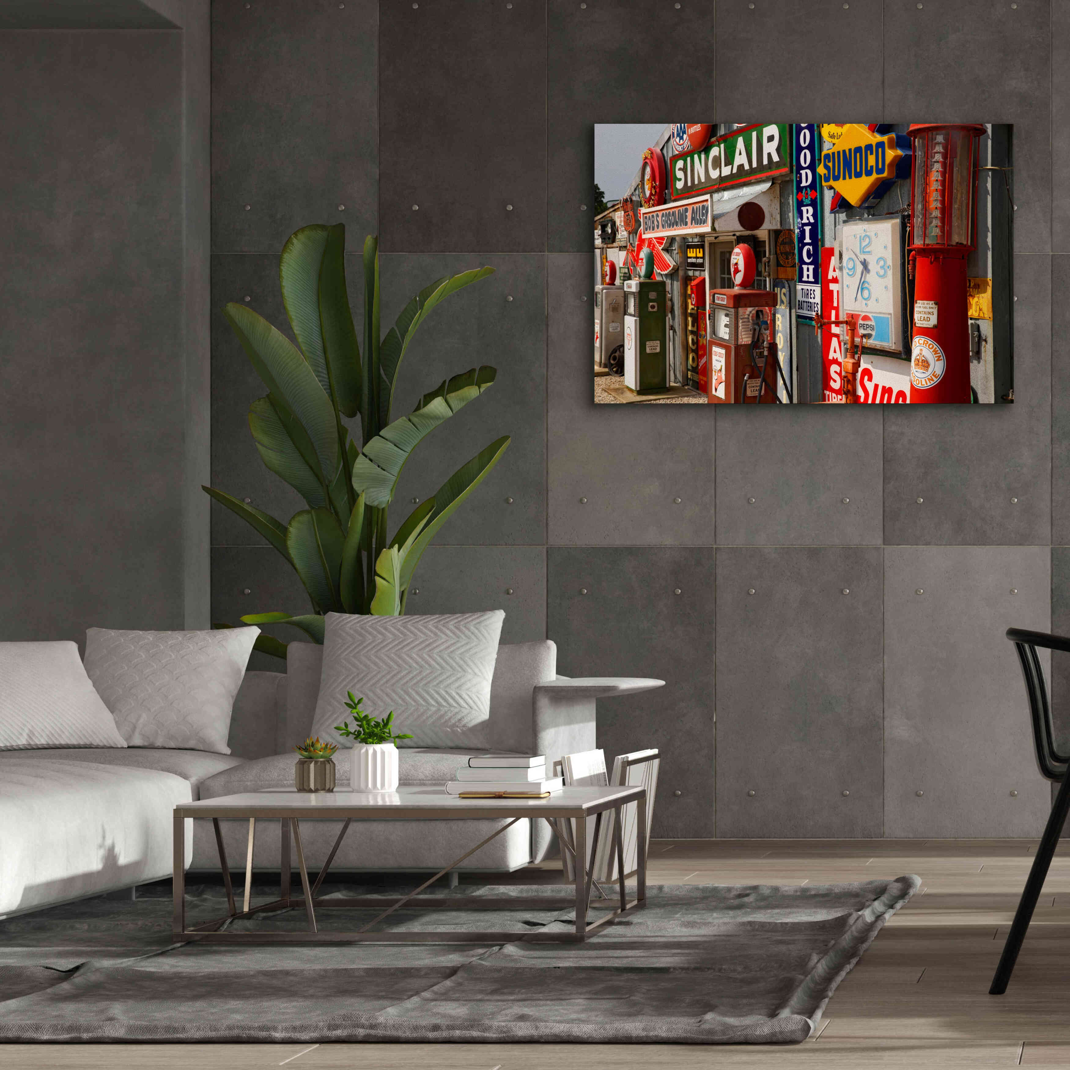 'Route 66 Cuba Missouri' by Mike Jones, Giclee Canvas Wall Art,60 x 40