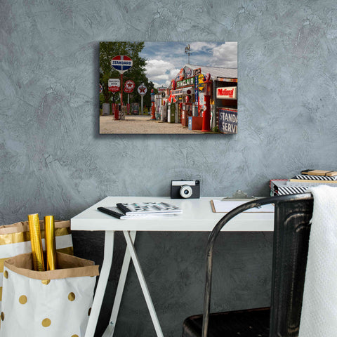 Image of 'Route 66 Cuba Missouri 2' by Mike Jones, Giclee Canvas Wall Art,18 x 12