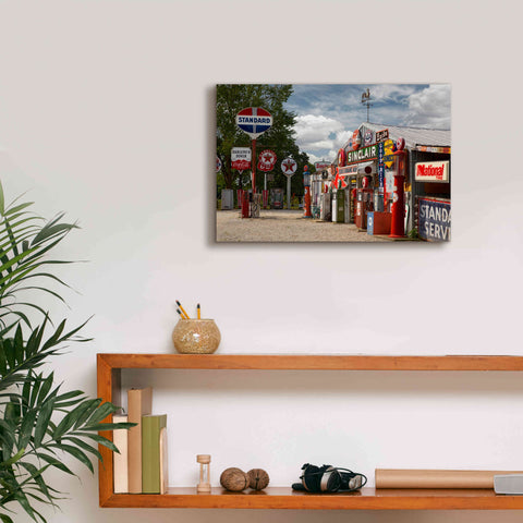 Image of 'Route 66 Cuba Missouri 2' by Mike Jones, Giclee Canvas Wall Art,18 x 12