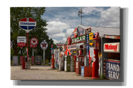 'Route 66 Cuba Missouri 2' by Mike Jones, Giclee Canvas Wall Art