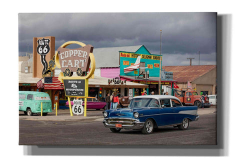 Image of 'Route 66 Fun Run Seligman' by Mike Jones, Giclee Canvas Wall Art
