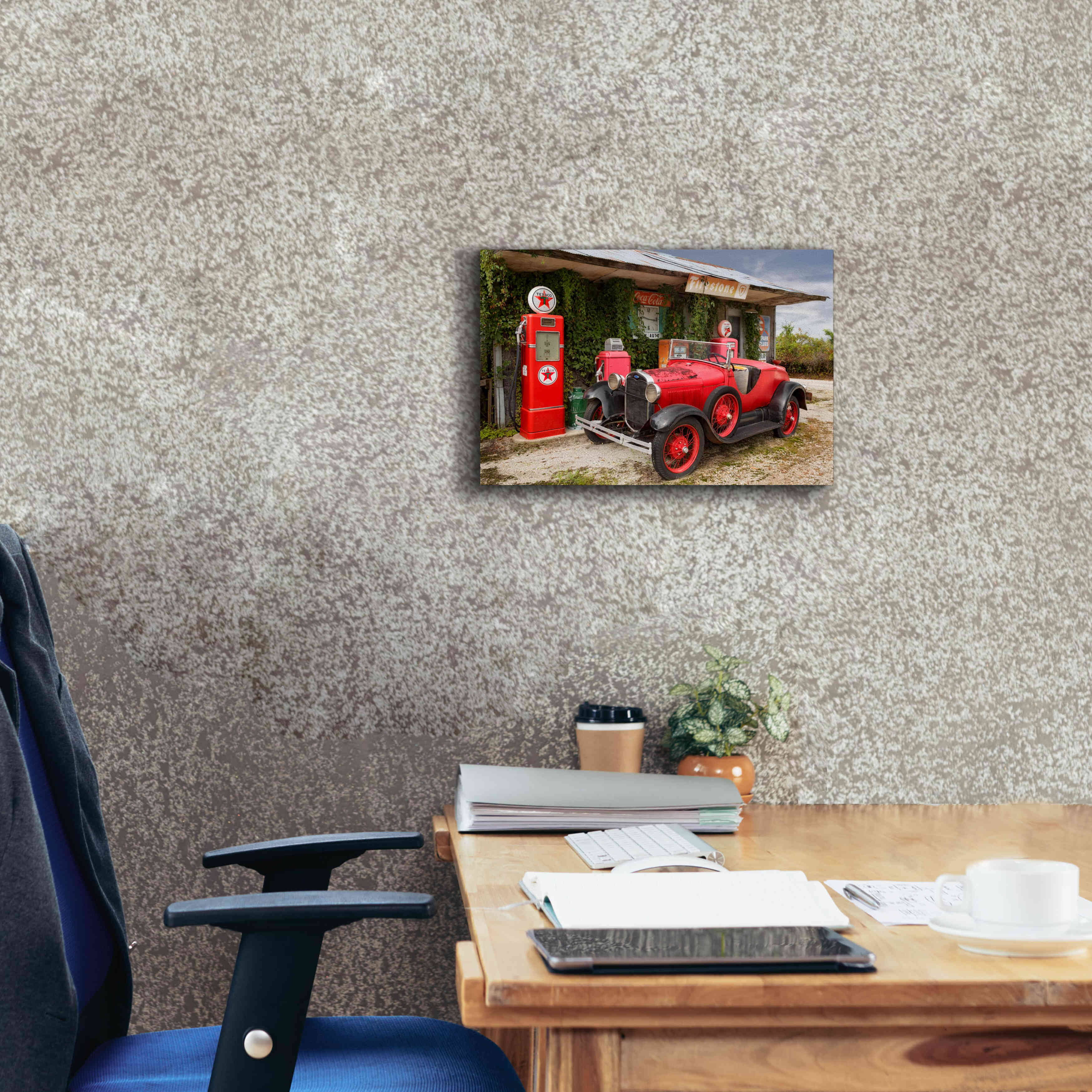 'Route 66 Joplin' by Mike Jones, Giclee Canvas Wall Art,18 x 12