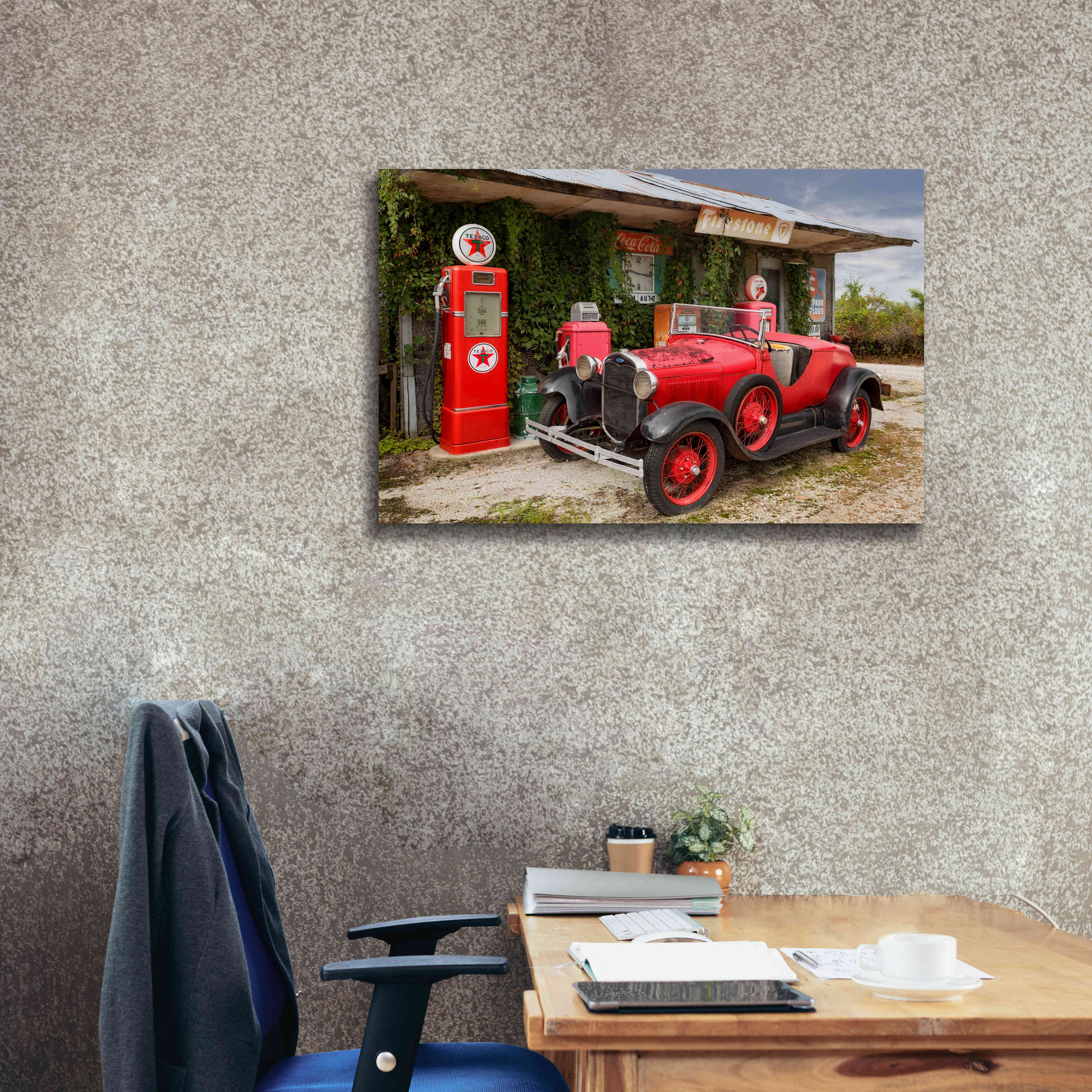 'Route 66 Joplin' by Mike Jones, Giclee Canvas Wall Art,40 x 26