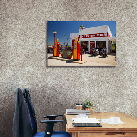 Image of 'Route 66 Kansas Kanotex' by Mike Jones, Giclee Canvas Wall Art,40 x 26