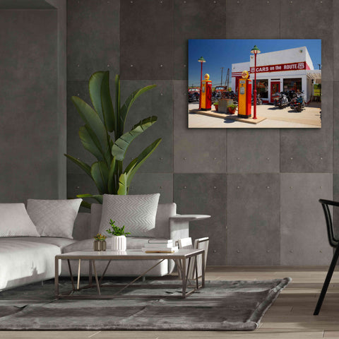 Image of 'Route 66 Kansas Kanotex' by Mike Jones, Giclee Canvas Wall Art,60 x 40