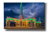'Route 66 Shamrock Texas Conoco Lightning' by Mike Jones, Giclee Canvas Wall Art