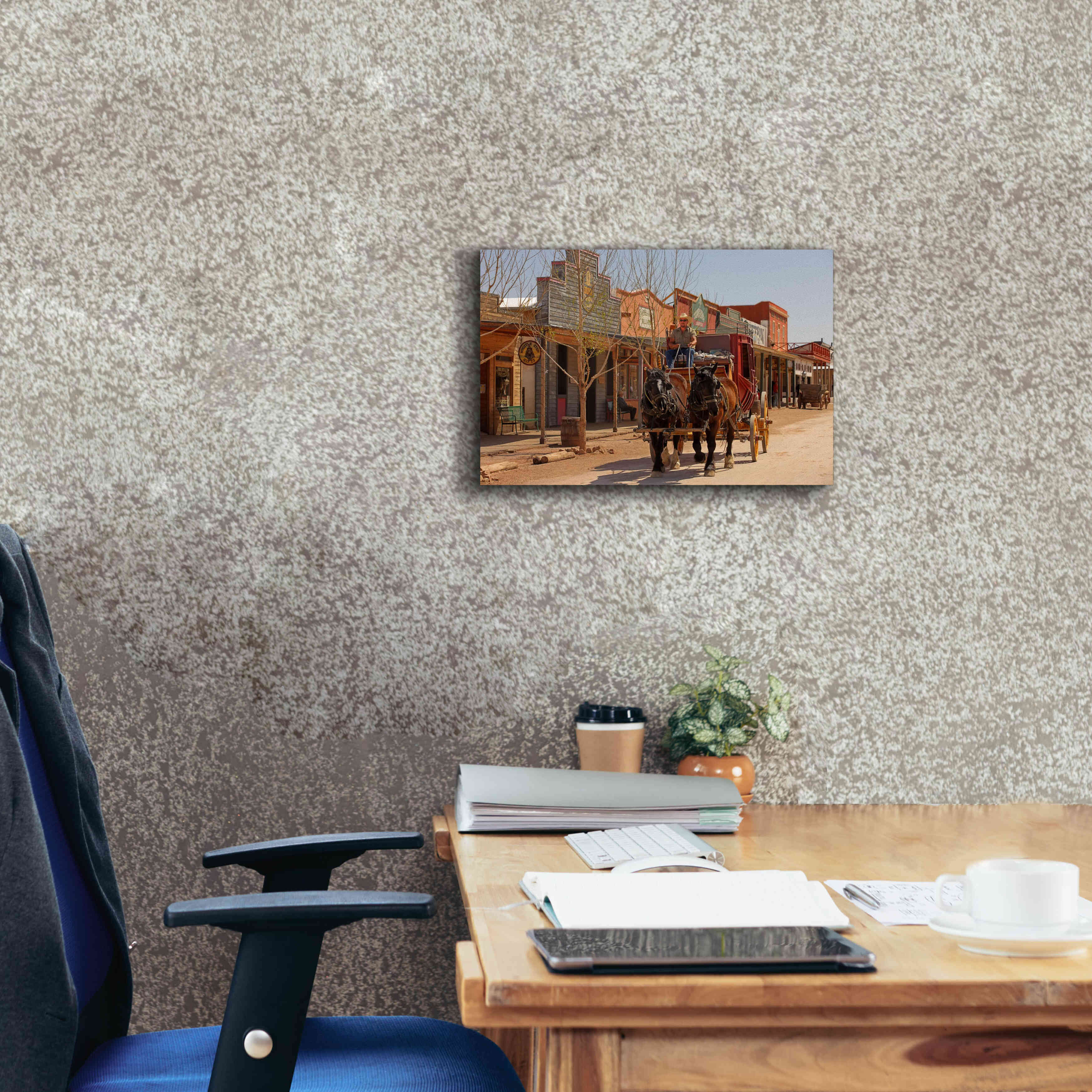 'Tombstone X' by Mike Jones, Giclee Canvas Wall Art,18 x 12