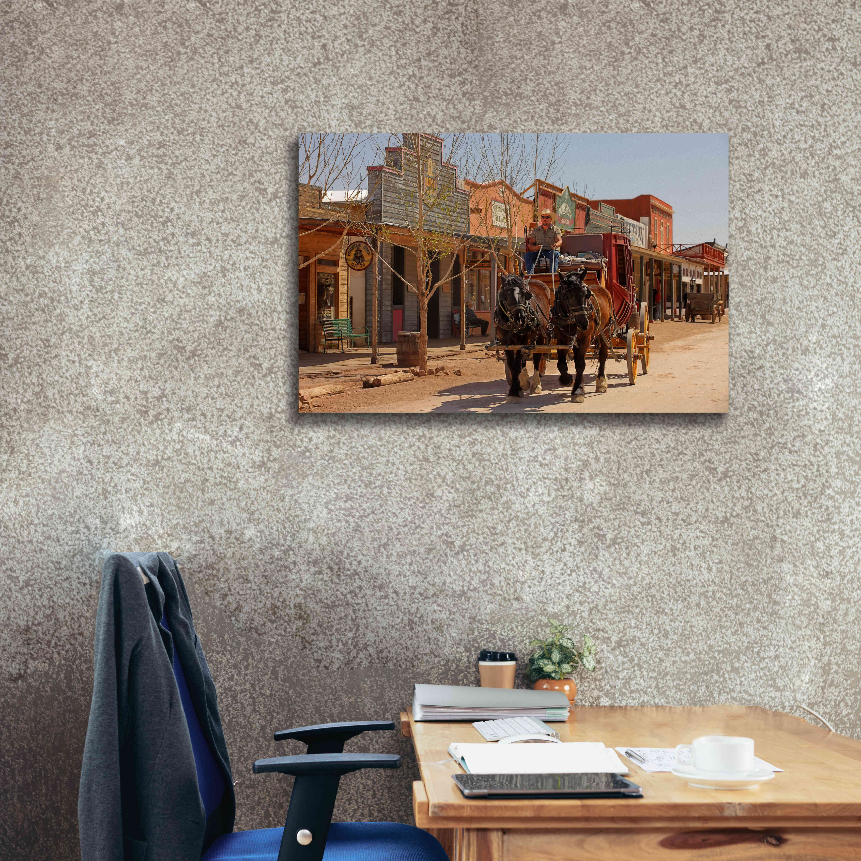 'Tombstone X' by Mike Jones, Giclee Canvas Wall Art,40 x 26