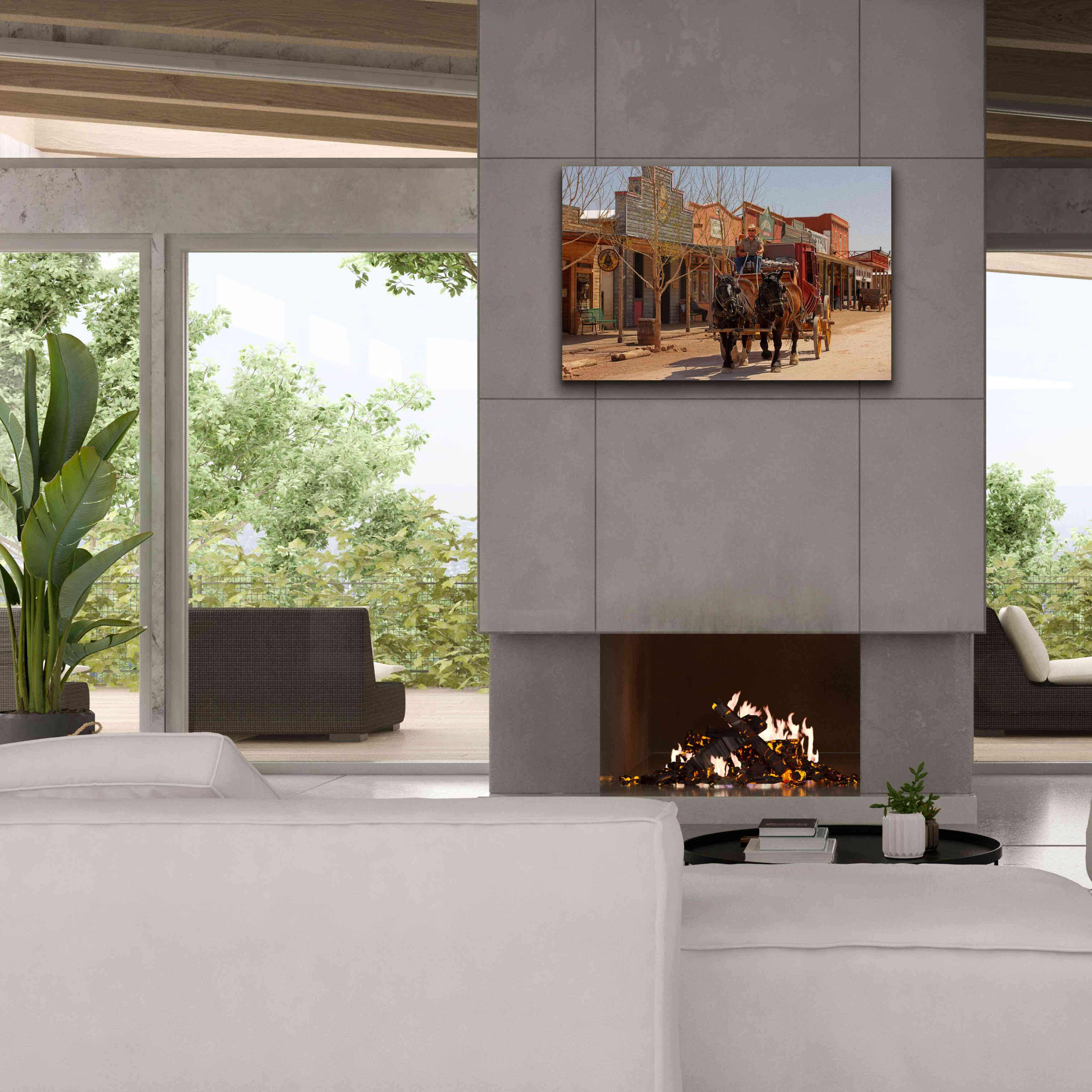 'Tombstone X' by Mike Jones, Giclee Canvas Wall Art,40 x 26