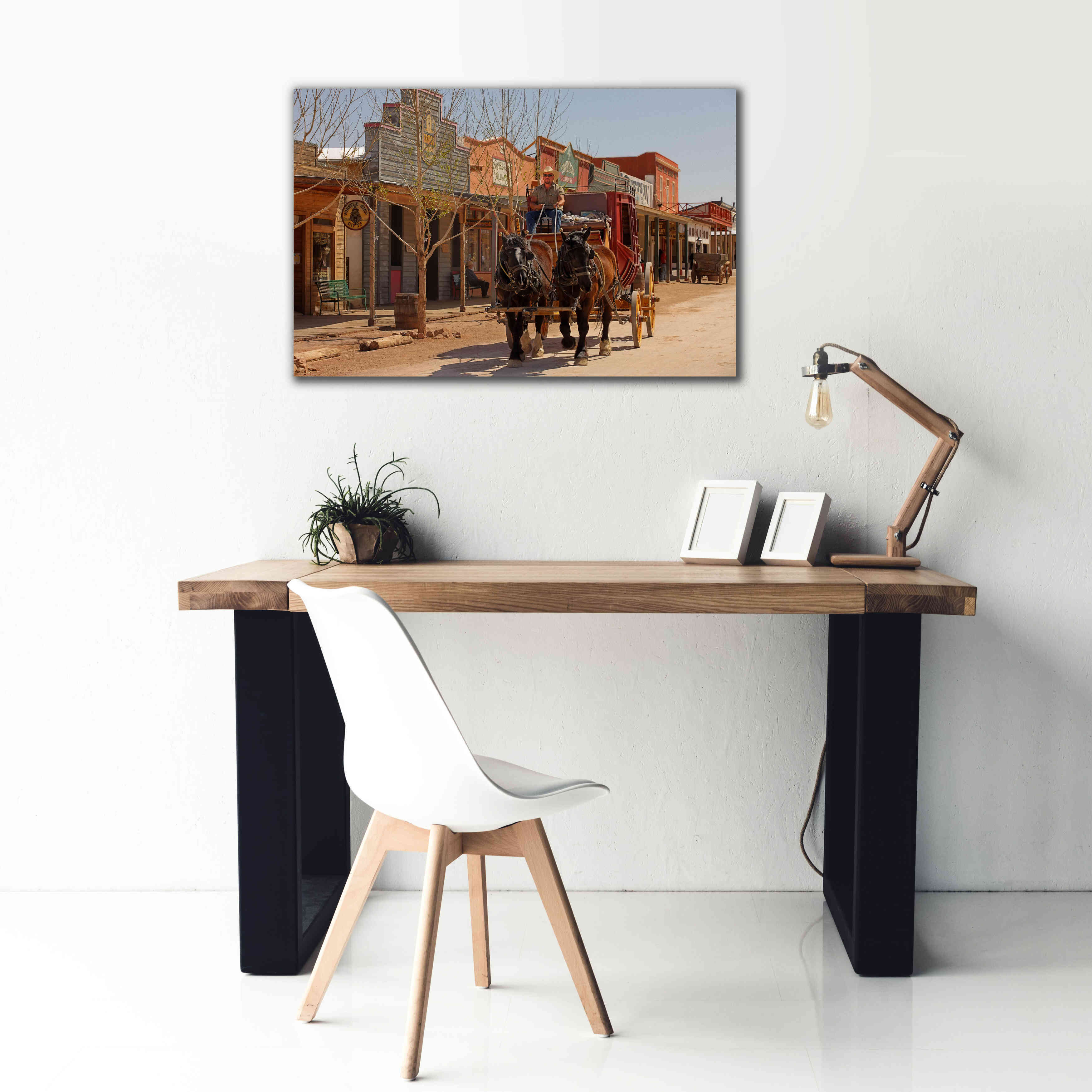 'Tombstone X' by Mike Jones, Giclee Canvas Wall Art,40 x 26