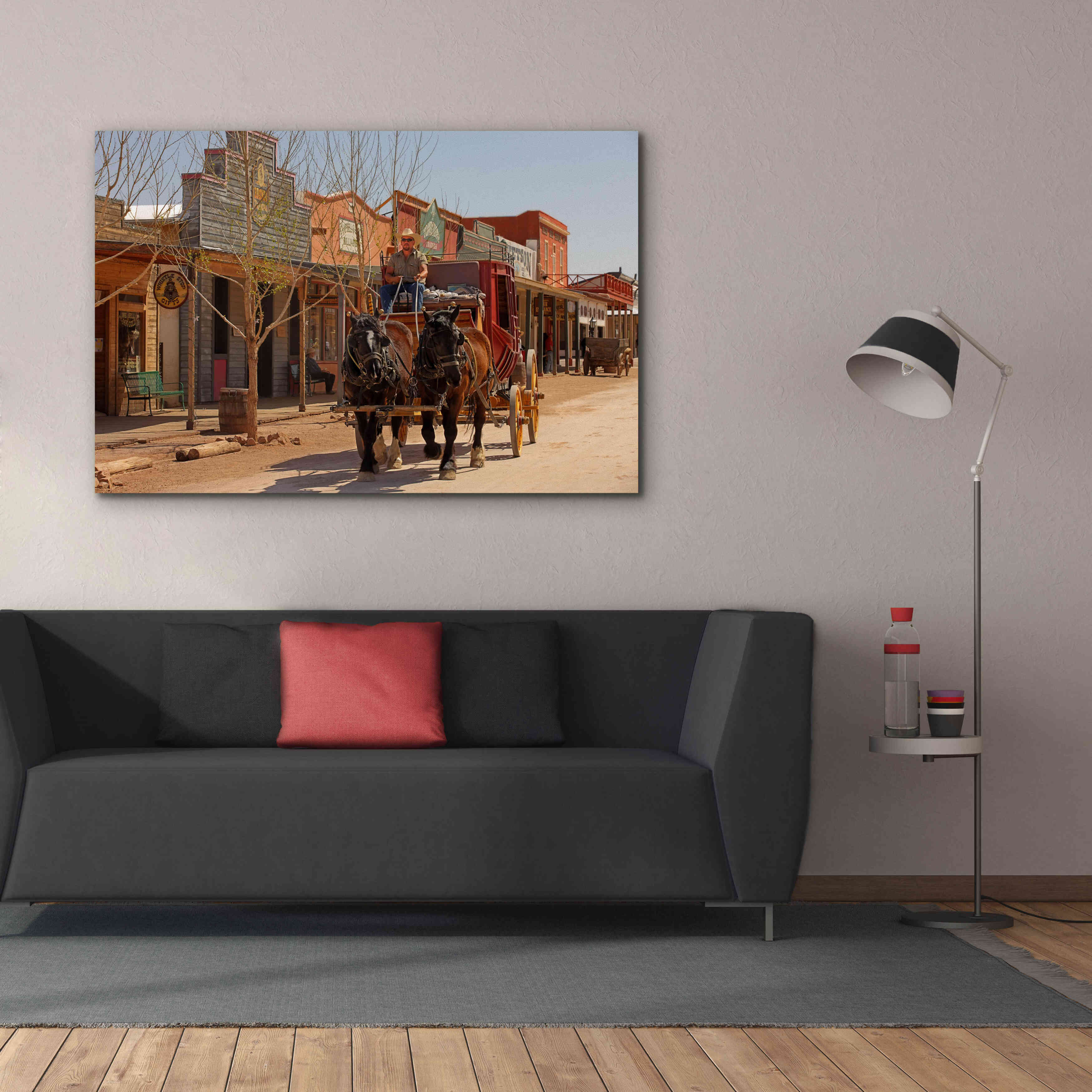 'Tombstone X' by Mike Jones, Giclee Canvas Wall Art,60 x 40