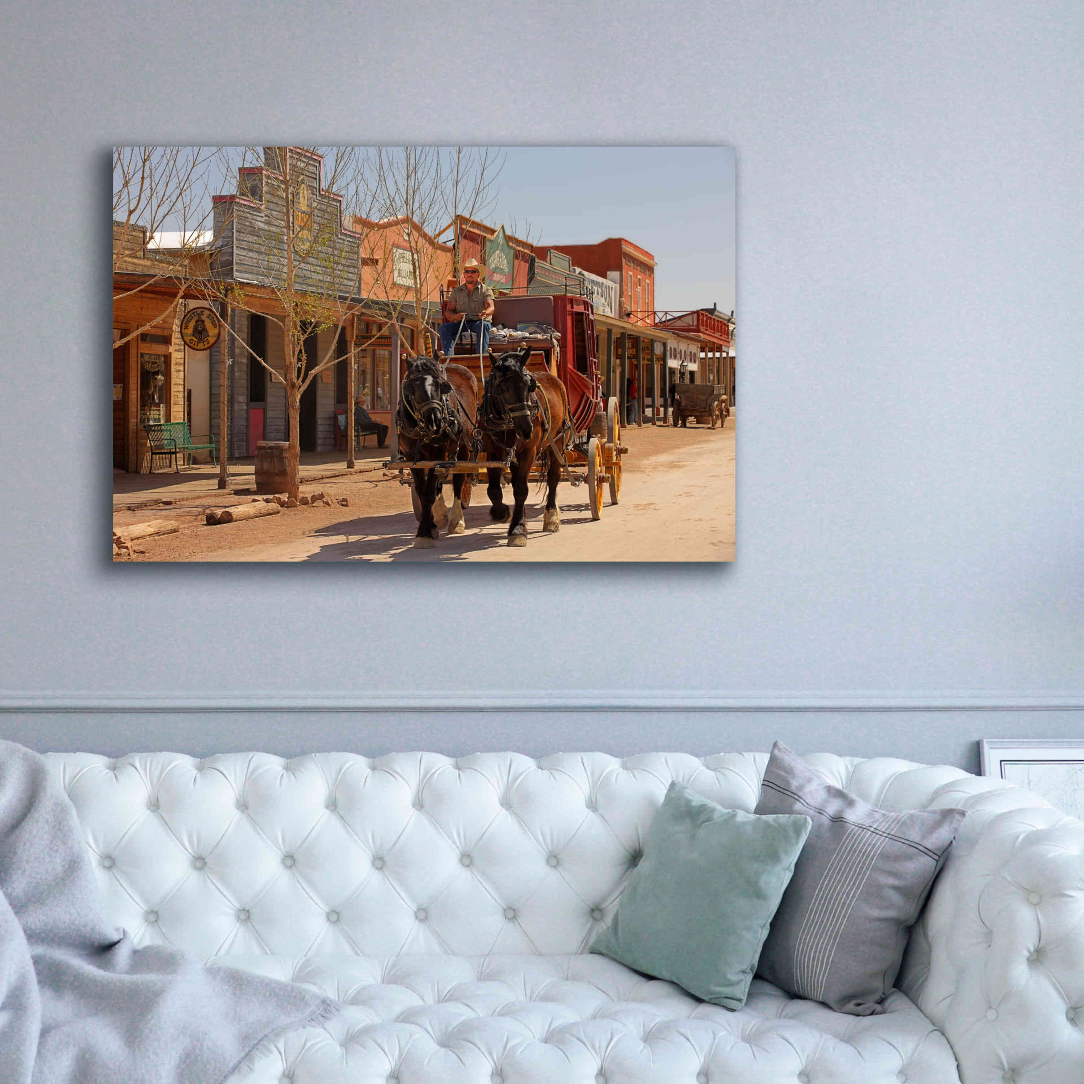 'Tombstone X' by Mike Jones, Giclee Canvas Wall Art,60 x 40