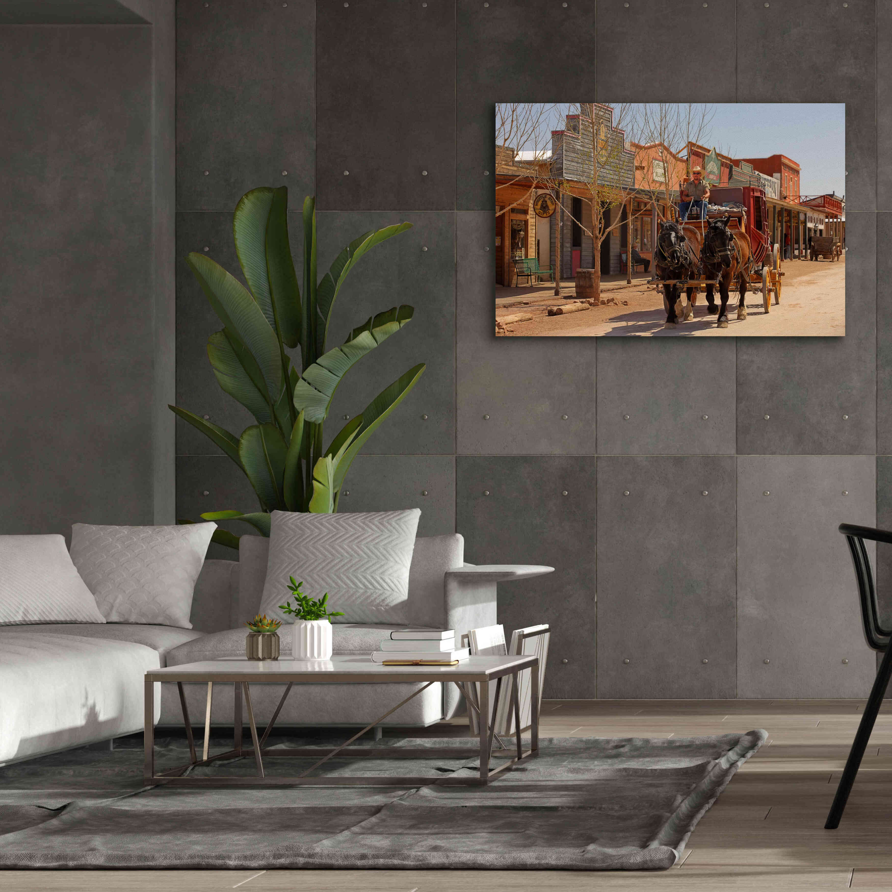 'Tombstone X' by Mike Jones, Giclee Canvas Wall Art,60 x 40