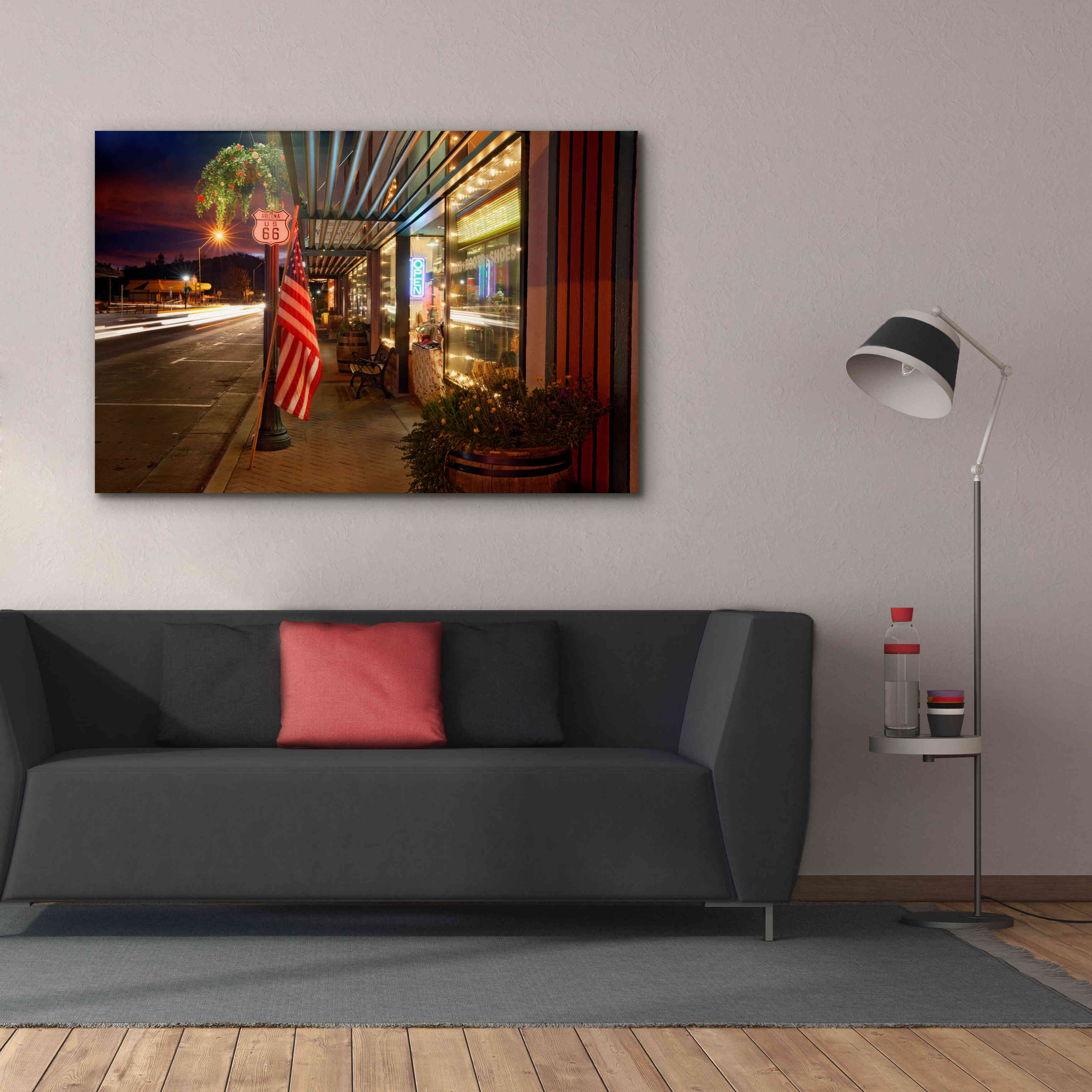 'Williams Rt Dusk' by Mike Jones, Giclee Canvas Wall Art,60 x 40