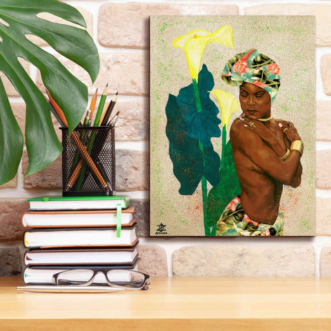 Image of 'Woman Strong II' by Alonzo Saunders, Giclee Canvas Wall Art,12 x 16