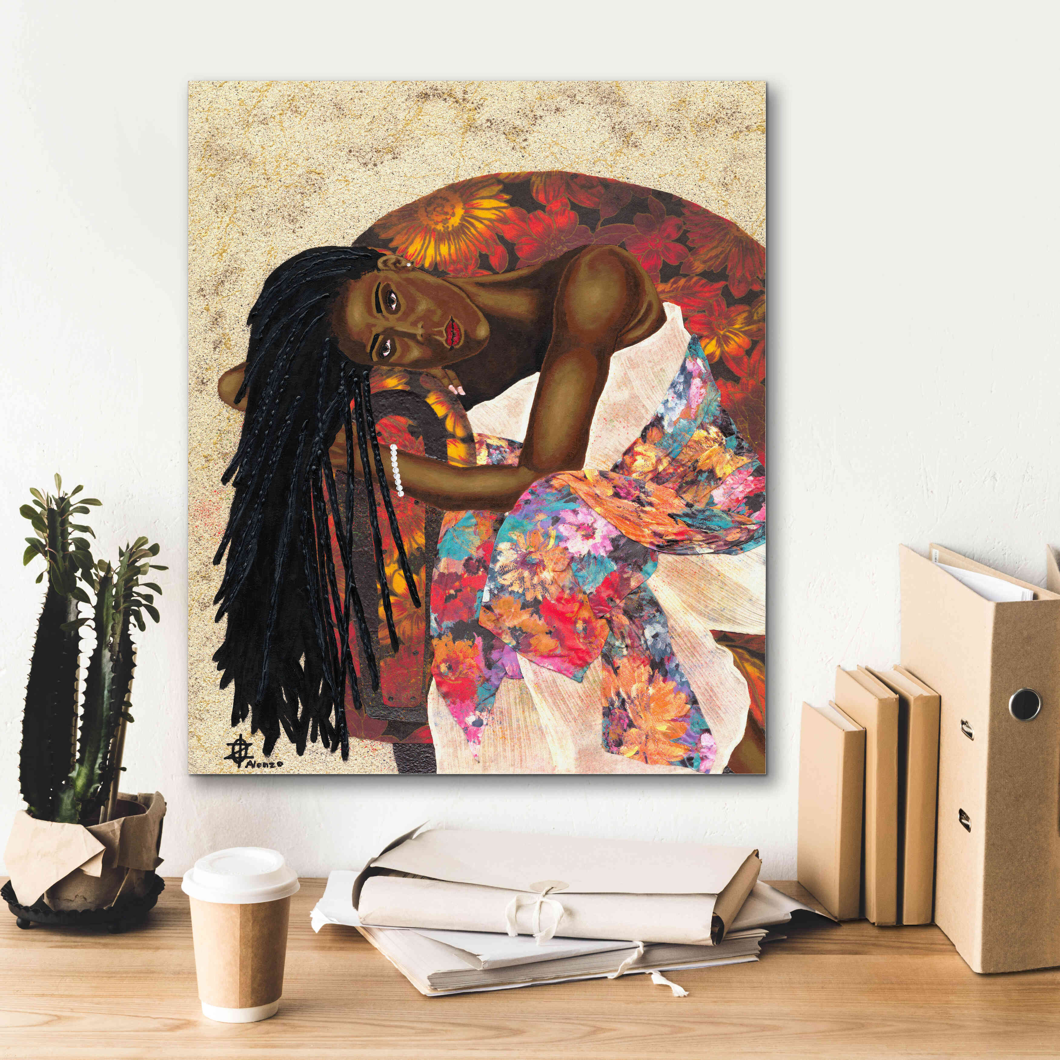 'Woman Strong III' by Alonzo Saunders, Giclee Canvas Wall Art,20 x 24
