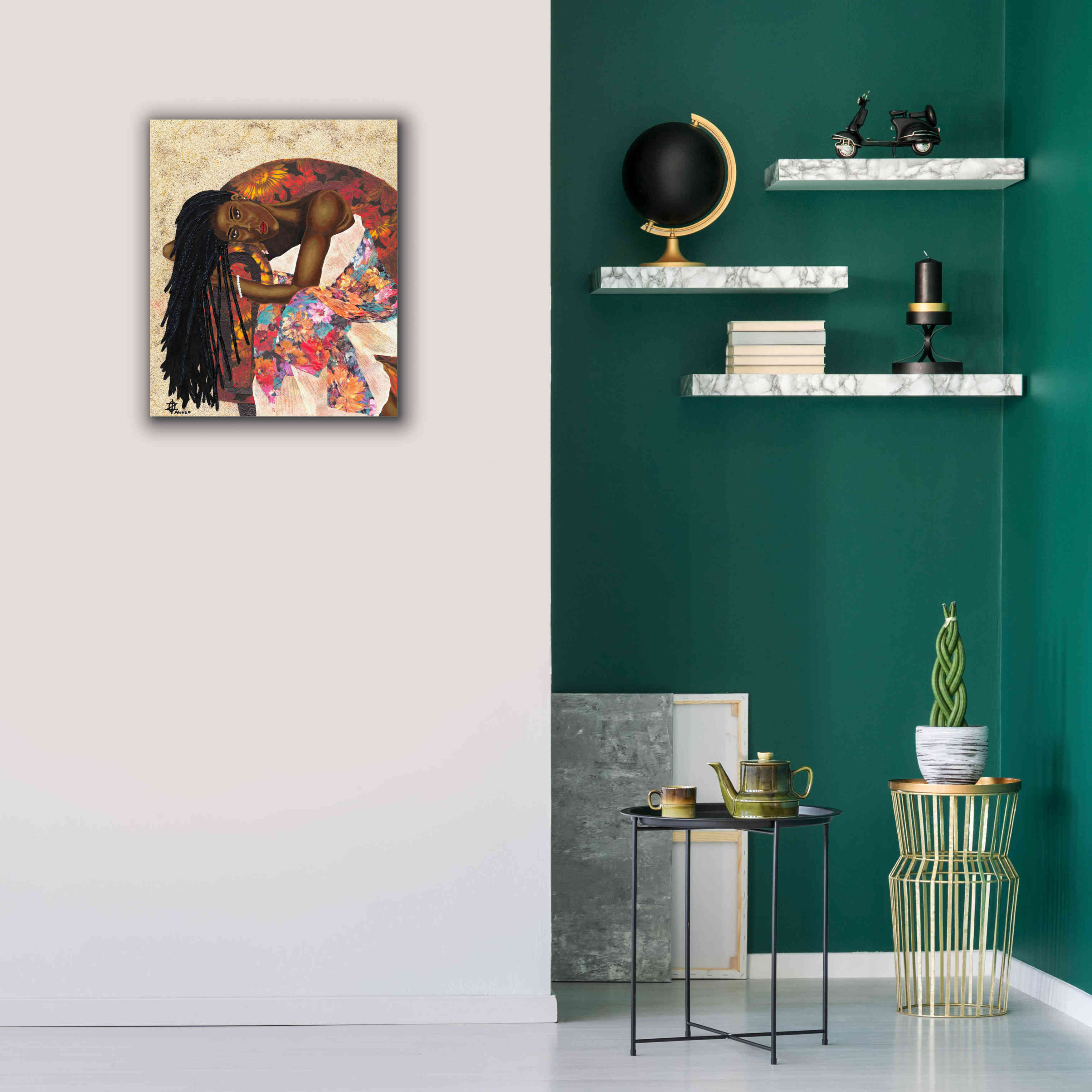 'Woman Strong III' by Alonzo Saunders, Giclee Canvas Wall Art,20 x 24