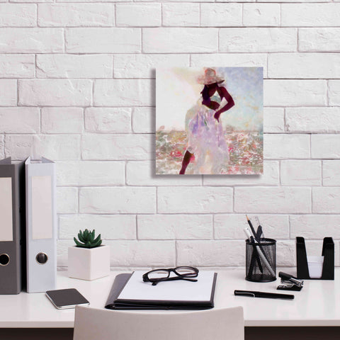 Image of 'Her Colorful Dance I' by Alonzo Saunders, Giclee Canvas Wall Art,12 x 12