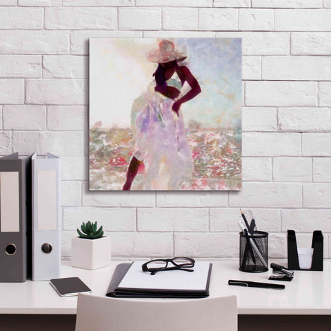 Image of 'Her Colorful Dance I' by Alonzo Saunders, Giclee Canvas Wall Art,18 x 18