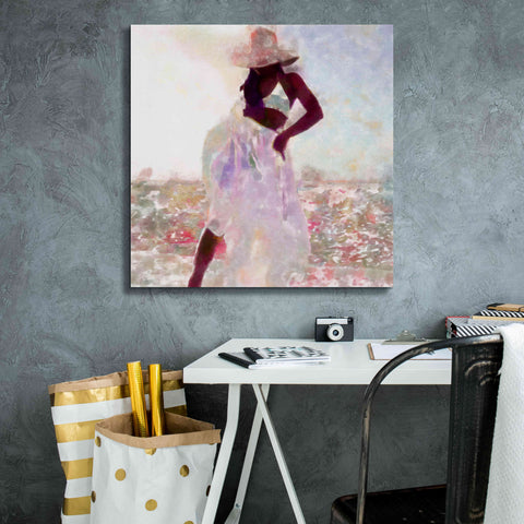 Image of 'Her Colorful Dance I' by Alonzo Saunders, Giclee Canvas Wall Art,26 x 26