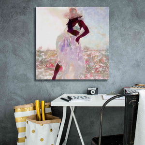'Her Colorful Dance I' by Alonzo Saunders, Giclee Canvas Wall Art,26 x 26