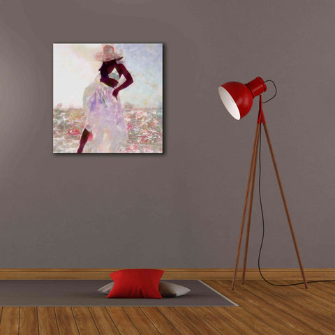 Image of 'Her Colorful Dance I' by Alonzo Saunders, Giclee Canvas Wall Art,26 x 26