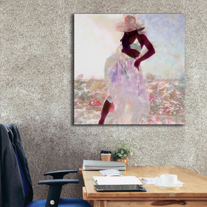 'Her Colorful Dance I' by Alonzo Saunders, Giclee Canvas Wall Art,37 x 37
