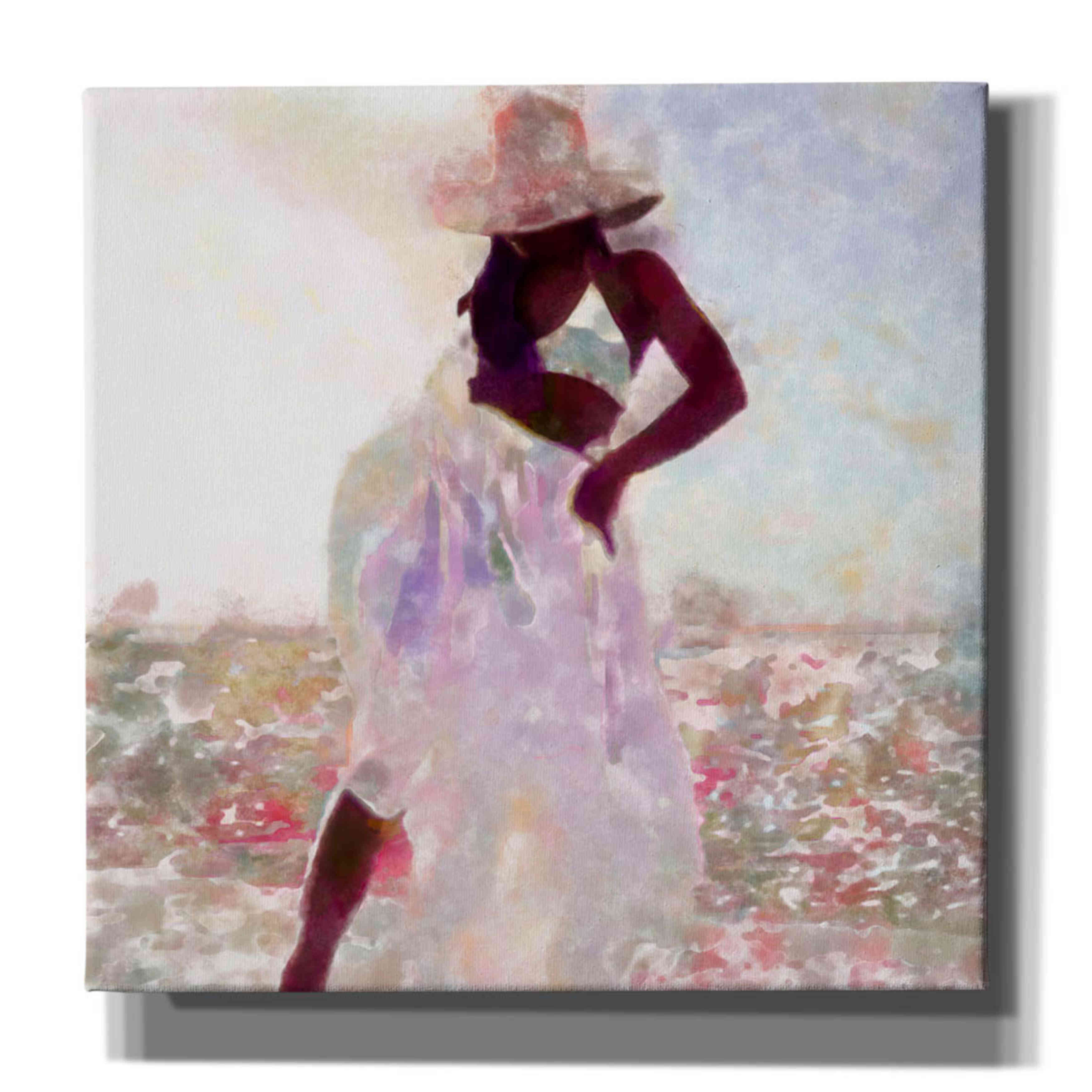 'Her Colorful Dance I' by Alonzo Saunders, Giclee Canvas Wall Art